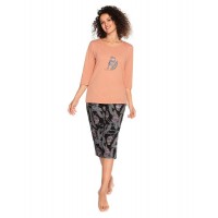LAMA PAJAMAS L-1429 PY L коричневый - черный