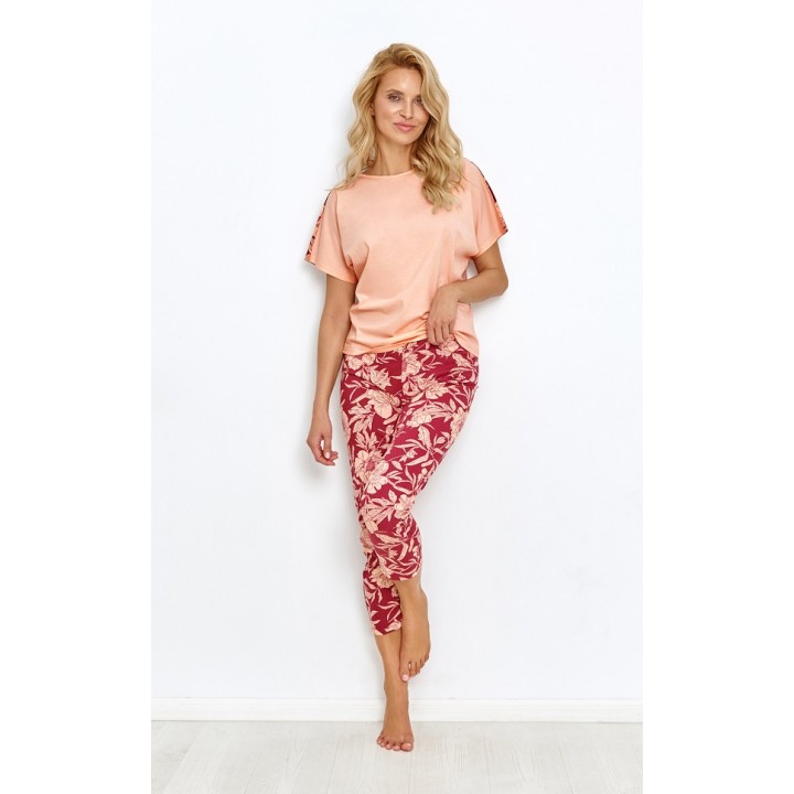 Пижама TARO 2889 BLOSSOM SS23 XL абрикосового цвета