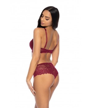 Бюстгальтер MAT M-053/22 CARMELA BURGUNDY 85C бордовий