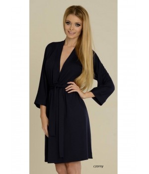 DE LAFENSE 544 VISA BATHROBE 7/8 M black