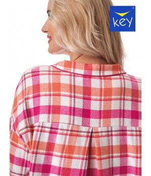 СОРОЧКА-КЛЮЧ LND-437 B23 XXL-4XL 4XL рожева