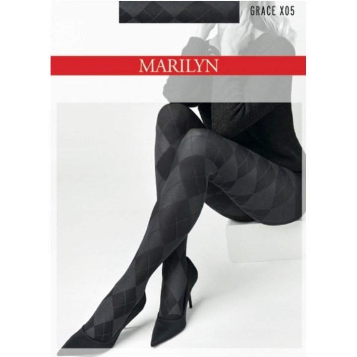 RAJSTOPY MARILYN GRACE X05 BLACK/MELANGE 1/2