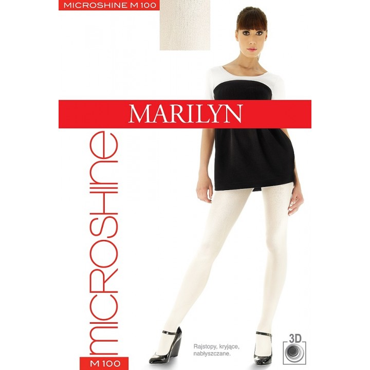 Колготки MARILYN MICRO SHINE 100 3/4 темно-сині