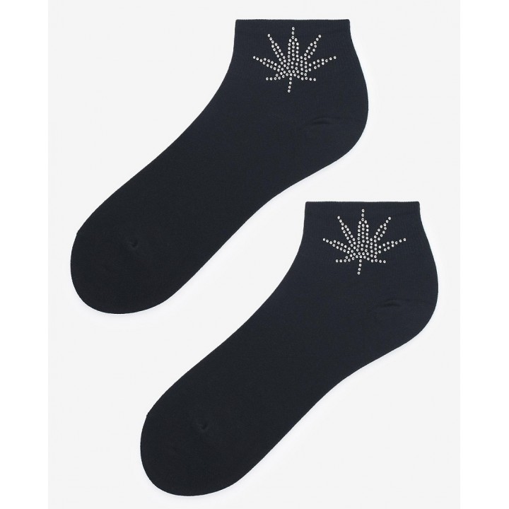 ШКАРПЕТКИ MARILYN SILVER WEED 36-40 чорні