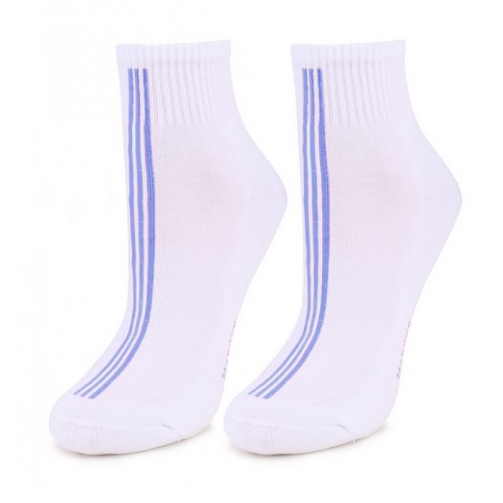 Женские носки MARILYN FORTE 57 БЕЛЫЕ/СИНИЕ 36/40