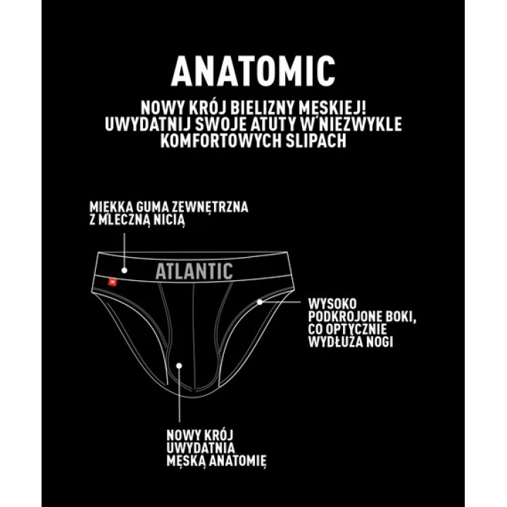 Слипоны ATLANTIC MP-1570 M темно-синие