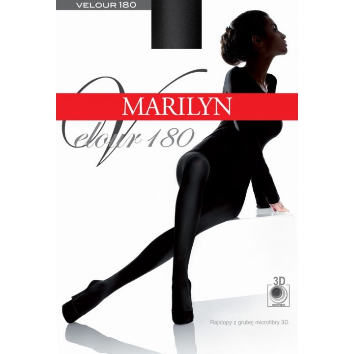 Чорні колготки MARILYN VELOUR 180 3/4