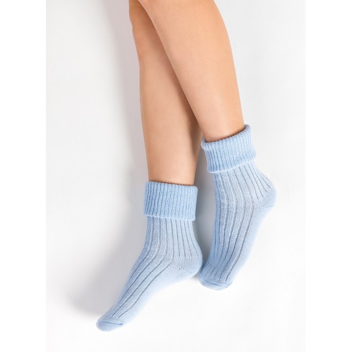 НОСКИ STEVEN 067 35-37 светло-голубые