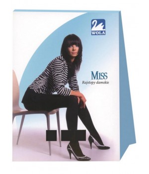 КОЛГОТКИ WOLA MISS 158/176 CZA 158-164 чорні