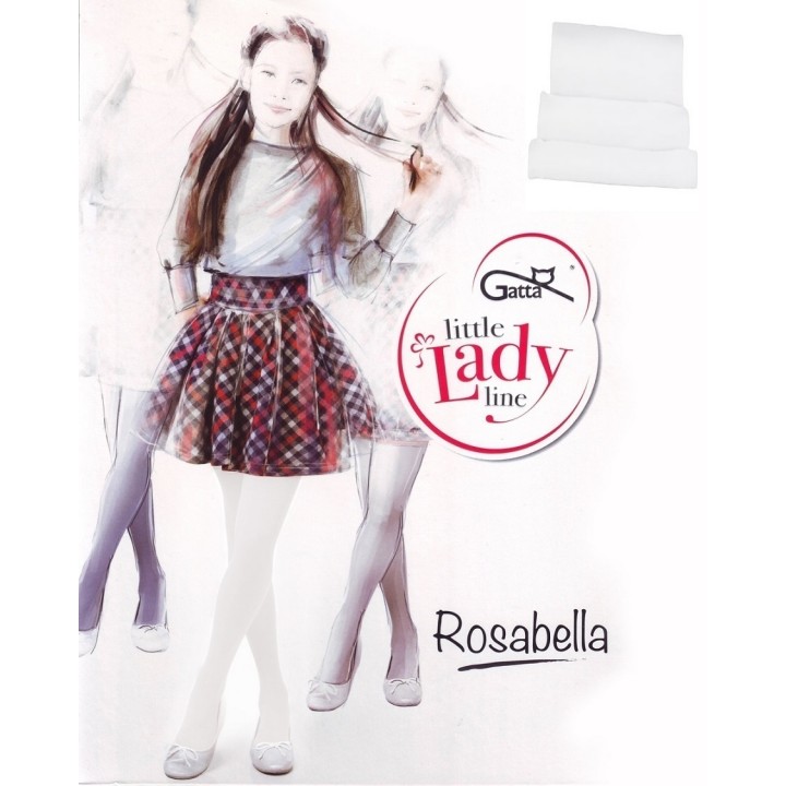 КОЛГОТКИ GATTA DZ ROSABELLA 104-110 bianco