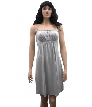 РУБАШКА DE LAFENSE 418 JULIE XXL меланж - светло-серый