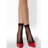 KNITTEX LUX SOCKS universal nero-rosso
