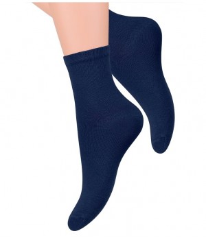 ШКАРПЕТКИ STEVEN 037 GL 35-37 темно-сині