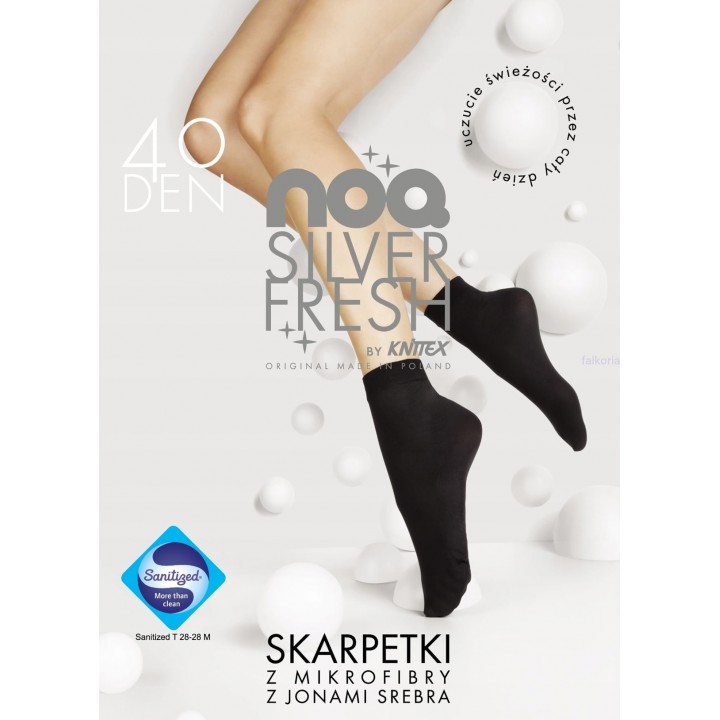 ШКАРПЕТКИ KNITTEX JONY FRESH СРІБНО-ЧЕРНОГО КОЛЬОРУ