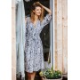 ХАЛАТ KEY LGL-525 B19 L/XL меланж - серый