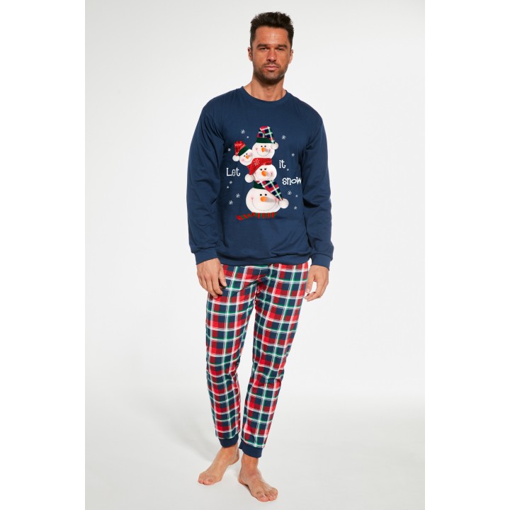 Пижама CORNETTE PM-115/236 SNOWMAN XXL темно-синяя