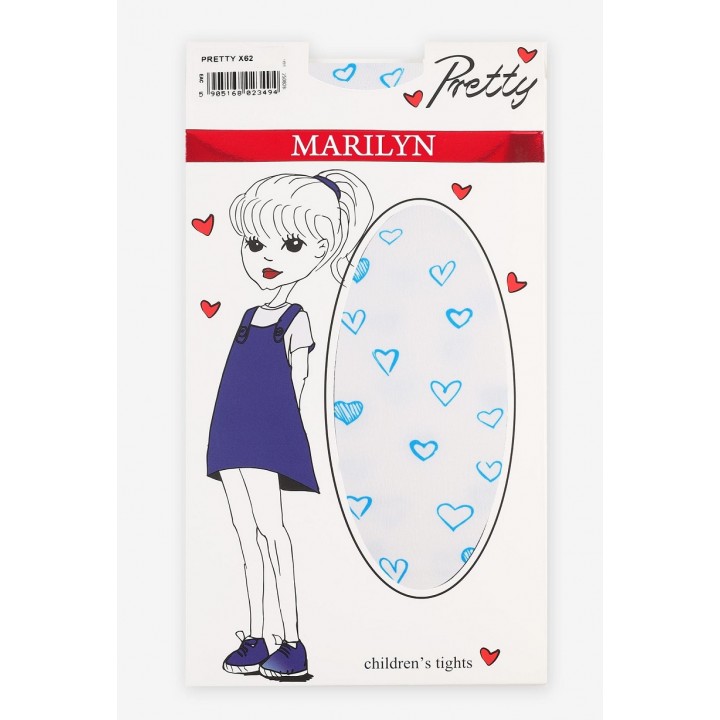 RAJSTOPY MARILYN PRETTY X62 128-146 white-blue