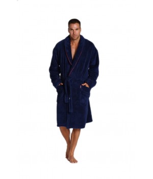 БАННЫЙ ХАЛАТ DE LAFENSE 392 GIORGIO XXL темно-синий БАННЫЙ ХАЛАТ DE LAFENSE 392 GIORGIO XXL темно-синий