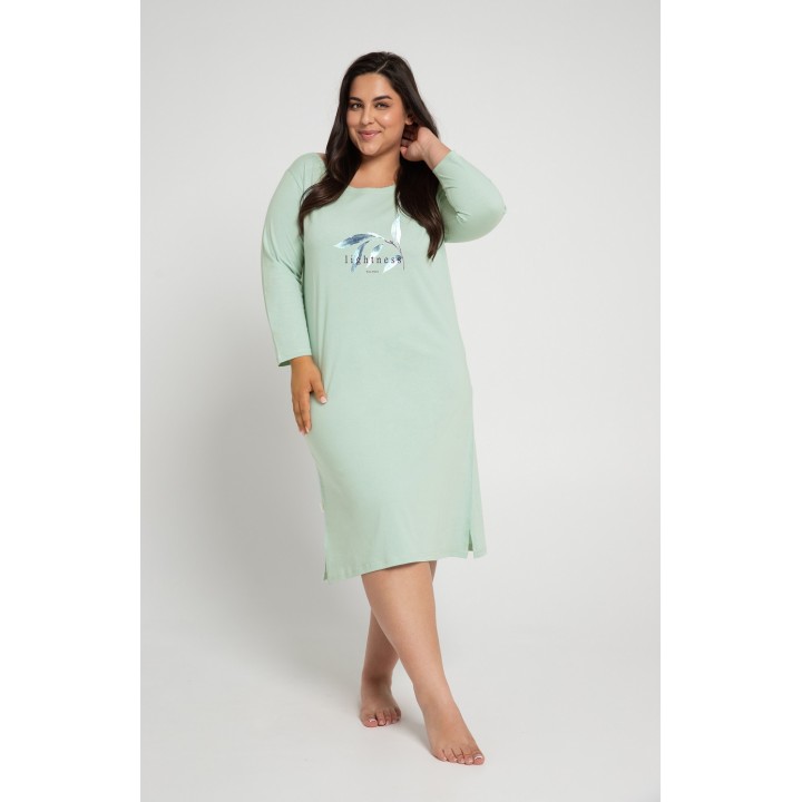 Сорочка TARO 3020 OLYMPIA, весна-літо 2024, 4XL-6XL 5XL, зелена