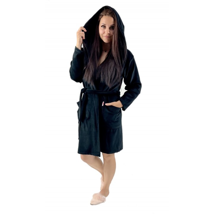FOREX 647 SOCORRO BATHROBE L black
