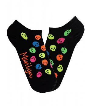 Чоловічі туфлі-шорти MARILYN NEON SKULLS 41-45 чорні