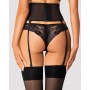 Пояс для панчіх OBSESSIVE SERENA LOVE XS/S чорний