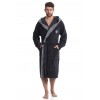 Мужской халат L&L GEORGE XL графитовый