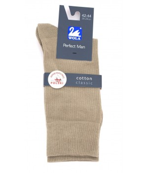 ШКАРПЕТКИ WOLA PERFECT MAN GL 45-47 оливкові