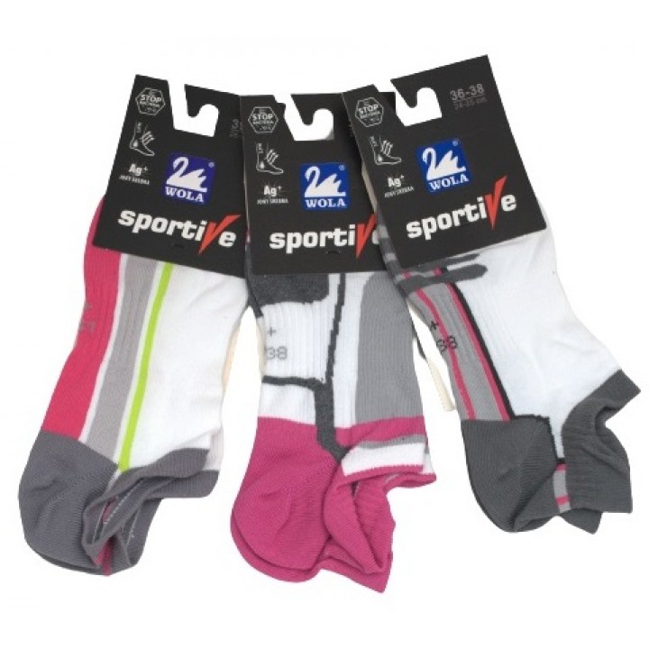 WOLA SPORTIVE AG+ WOMEN'S FOOT SHOES WZ 39-41 mix of colors