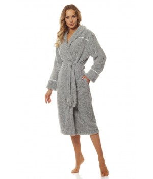 ЖІНОЧИЙ ХАЛАТ L&L 2084 АТЛАСОВИЙ M меланж ЖІНОЧИЙ ХАЛАТ L&L 2084 АТЛАСОВИЙ M меланж