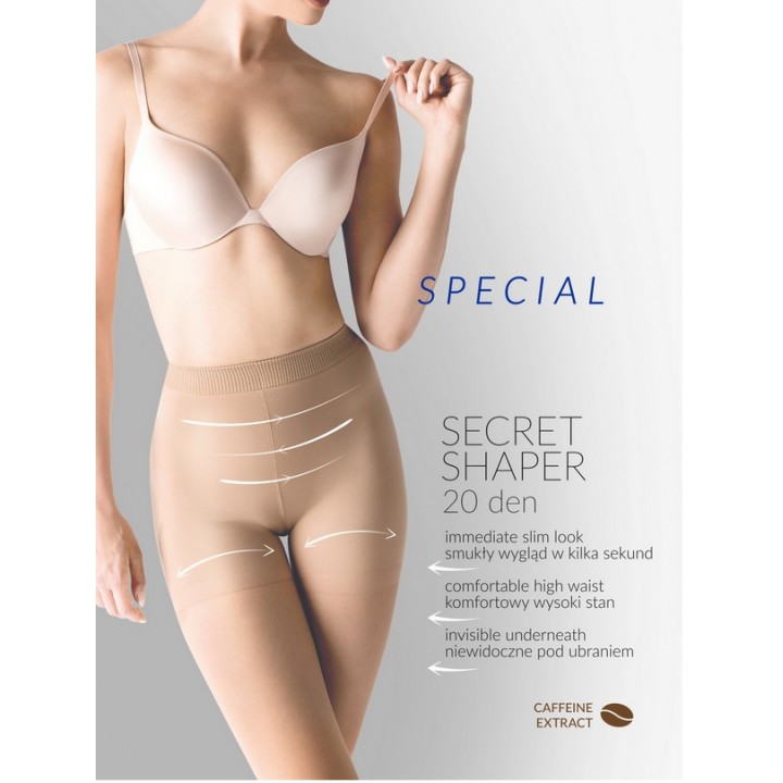 Колготки GABRIELLA SECRET SHAPER, 20 XL, 5 чорні