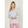 Пижама TARO 2991 VALENCIA AW24 M с узором