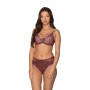 GAIA 1132 WAIST BRA 85E бордовый