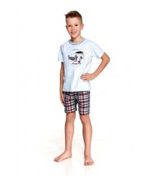 TARO 944 DAMIAN PAJAMAS SS21 140 меланжево-синий