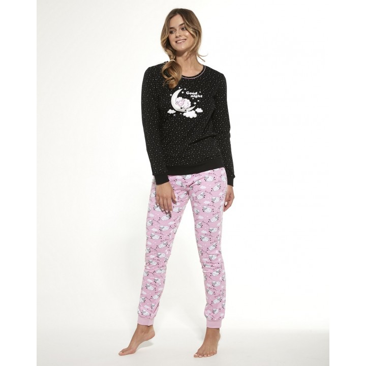 ПІЖАМА CORNETTE PD-721/301 ОВЧА XL чорна