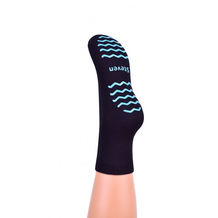 STEVEN 164 ДЕТСКИЕ НОСКИ ABS 23-25 черные