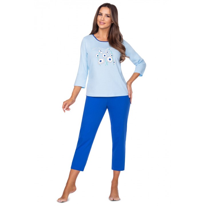 ПИЖАМЫ ЖЕНСКИЕ REGINA 607 XXL-4XL 4XL синий