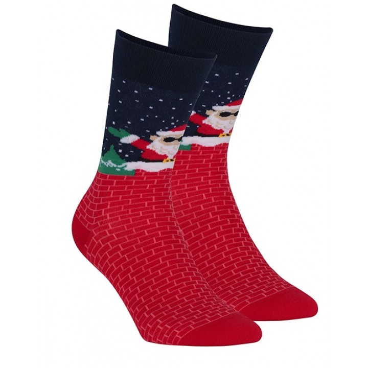 WOLA CHRISTMAS SOCKS WZ MEN'S WZ 833 42-44 темно-синий