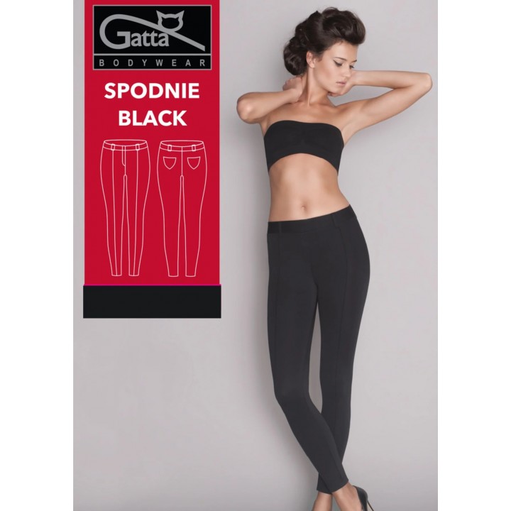 SPODNIE GATTA BLACK CZA /XL
