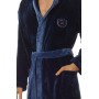 Мужской халат L&L 2107 FALCO XXL темно-синий
