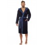 Мужской халат L&L 2107 FALCO XXL темно-синий