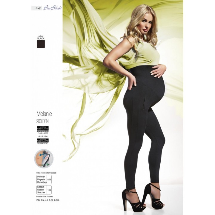 BAS BLEU MELANIE PZ 4 TROUSERS black