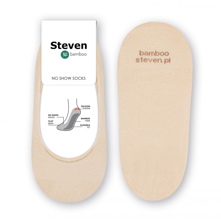 STEVEN 036 Женские носки 38-40 бежевые