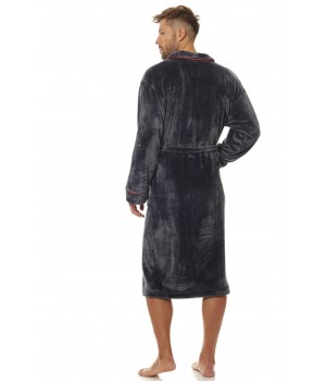 Мужской халат L&L 2111 LUCA XL графит