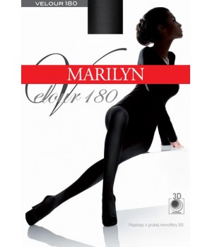 MARILYN VELOUR TIGHTS 180 XL XL nero