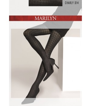 Колготки 3/4 розміру MARILYN CHARLY D14 чорні