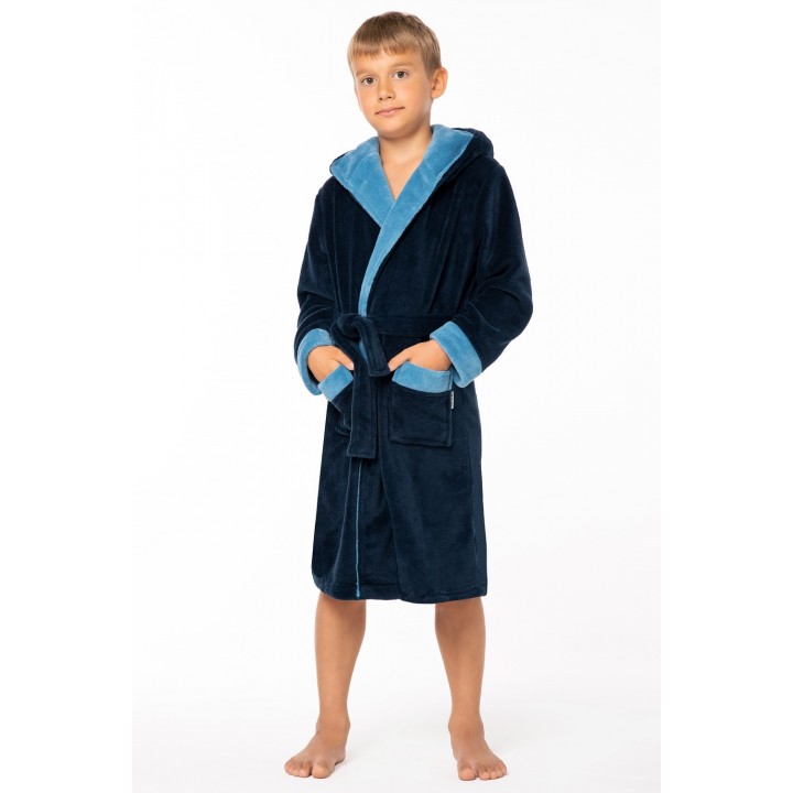 Халат темно-синий ENVIE DELFINO 122-128