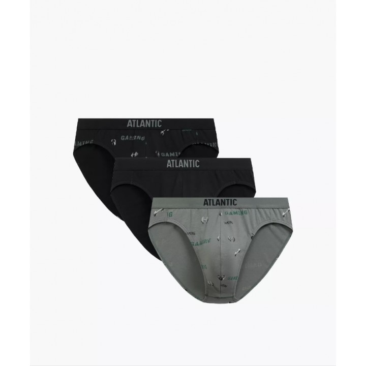 Трусы ATLANTIC 3MP-206 JZ25 CZA/CZA/KHAJ /XXL
