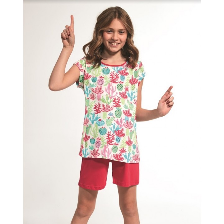 ПИЖАМА КОРНЕТТ ДЗ 358/79 КАКТУС 134-140 светло-розовый