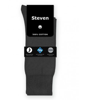 Чоловічі шкарпетки STEVEN 042 44-46 графітові